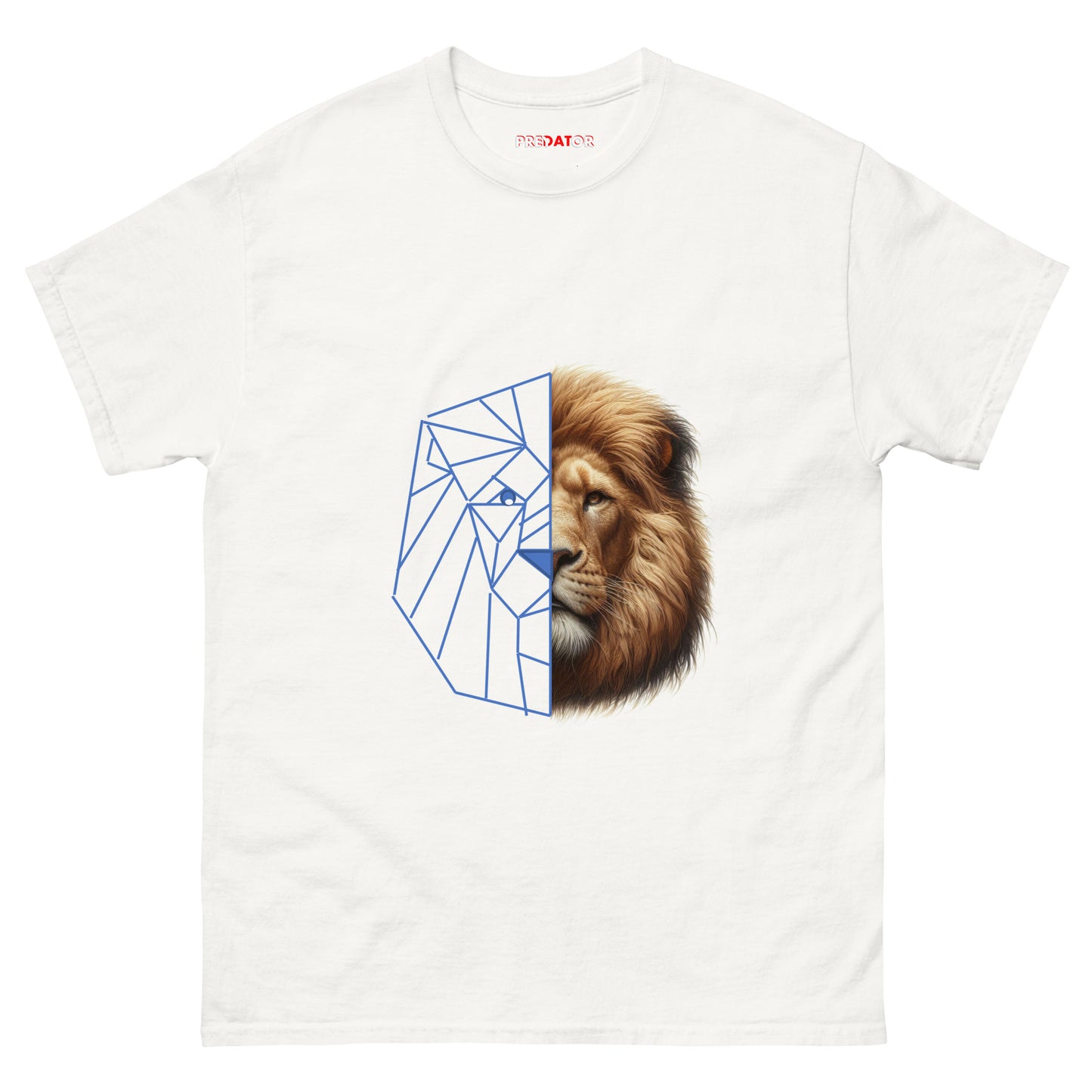 🦁 Roar into Style with Our Lion Print Classic Tee! 🦁